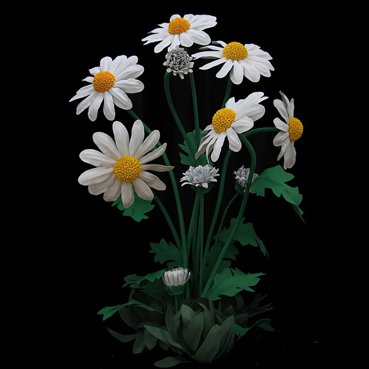 yellow paper daisy flower yellow paper daisy flower