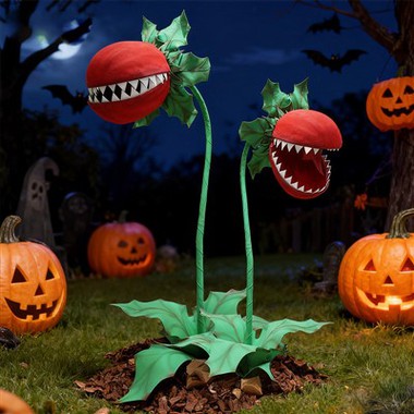 Flores de papel de Halloween